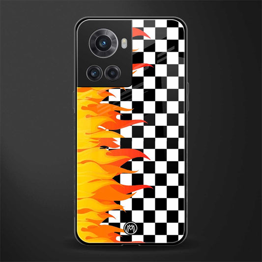 lil flames wild mode back phone cover | glass case for oneplus 10r 5g