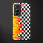 lil flames wild mode glass case for vivo x70 image
