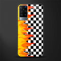 lil flames wild mode glass case for vivo x60 image