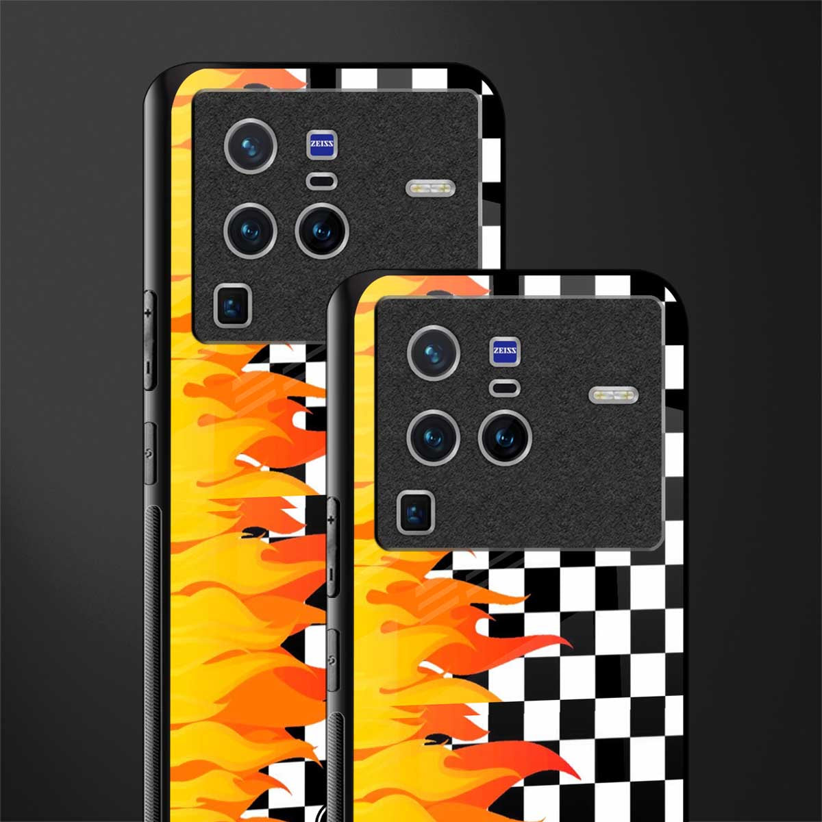 lil flames wild mode glass case for vivo x80 pro 5g image-2