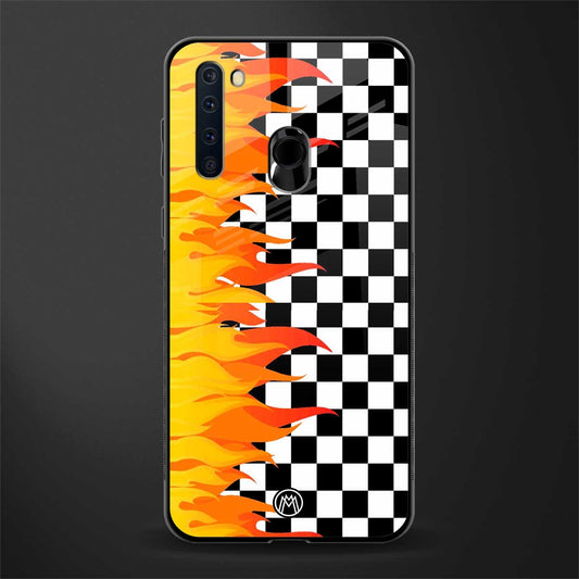 lil flames wild mode glass case for samsung a21 image