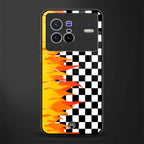 lil flames wild mode glass case for vivo x80 image