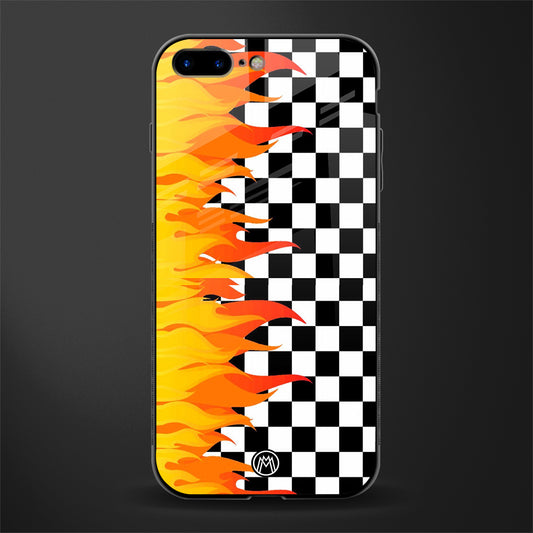 lil flames wild mode glass case for iphone 8 plus image