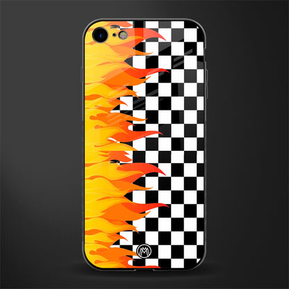 lil flames wild mode glass case for iphone 7 image