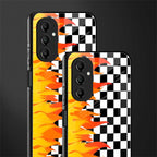 lil flames wild mode back phone cover | glass case for samsung galaxy a14 5g
