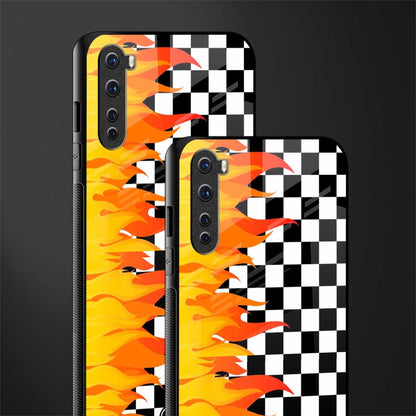 lil flames wild mode glass case for oneplus nord ac2001 image-2