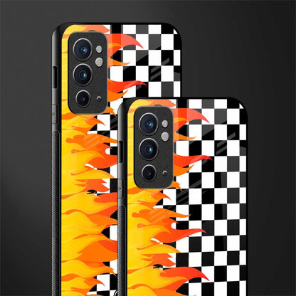 lil flames wild mode glass case for oneplus 9rt image-2