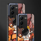 lil spaceman back phone cover | glass case for vivo v25 pro 5g
