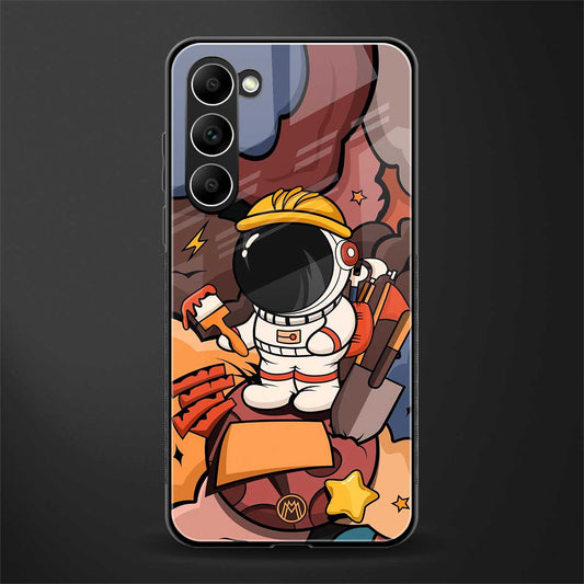 lil spaceman glass case for phone case | glass case for samsung galaxy s23