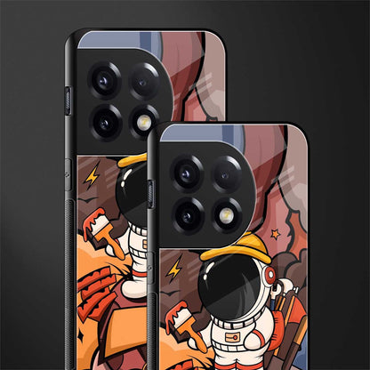 lil spaceman back phone cover | glass case for oneplus 11r