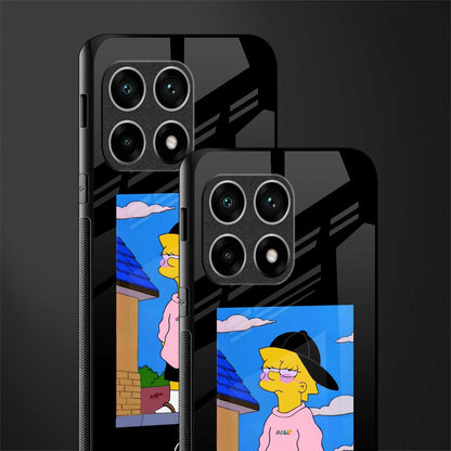 lisa simpson glass case for oneplus 10 pro 5g image-2