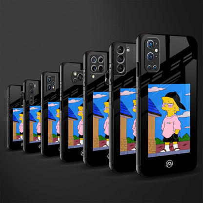 lisa simpson glass case for iphone 6s image-3