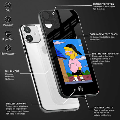 lisa simpson glass case for samsung galaxy s21 image-4