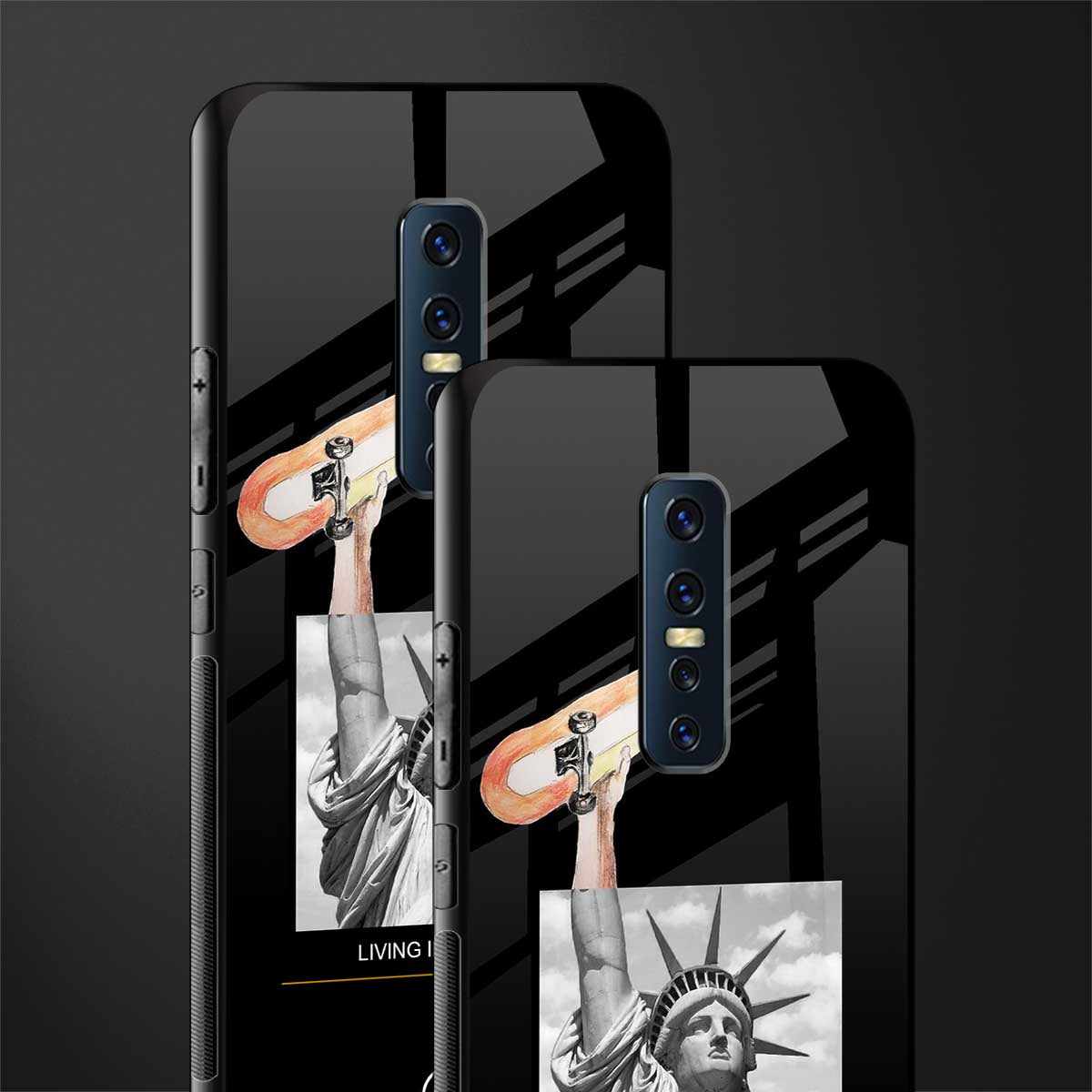 living in the city glass case for vivo v17 pro image-2