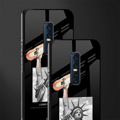 living in the city glass case for vivo v17 pro image-2