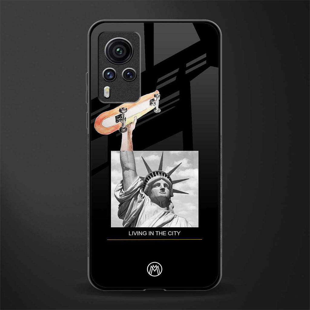 living in the city glass case for vivo x60 pro image