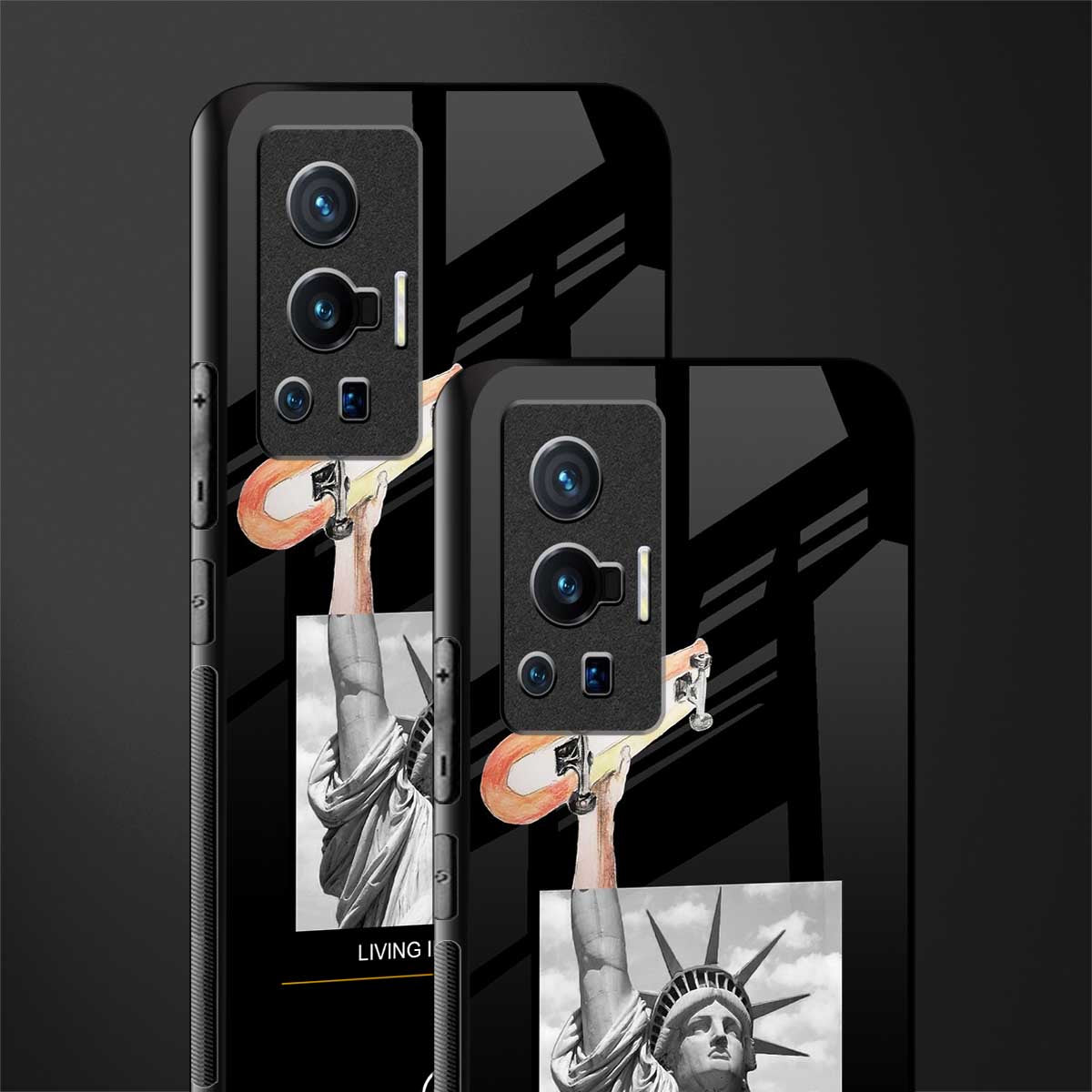 living in the city glass case for vivo x70 pro image-2