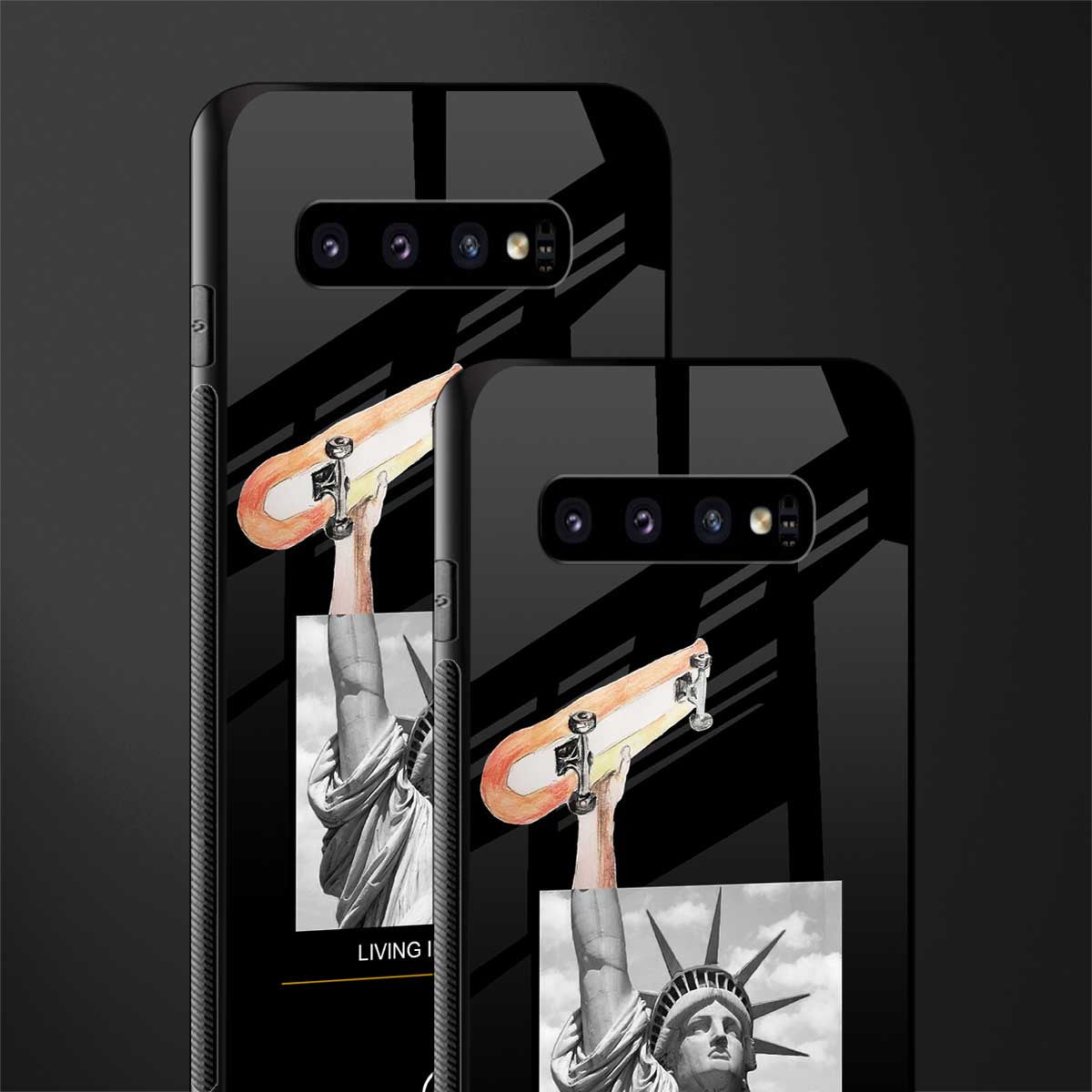 living in the city glass case for samsung galaxy s10 plus image-2