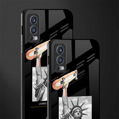 living in the city glass case for oneplus nord 2 5g image-2