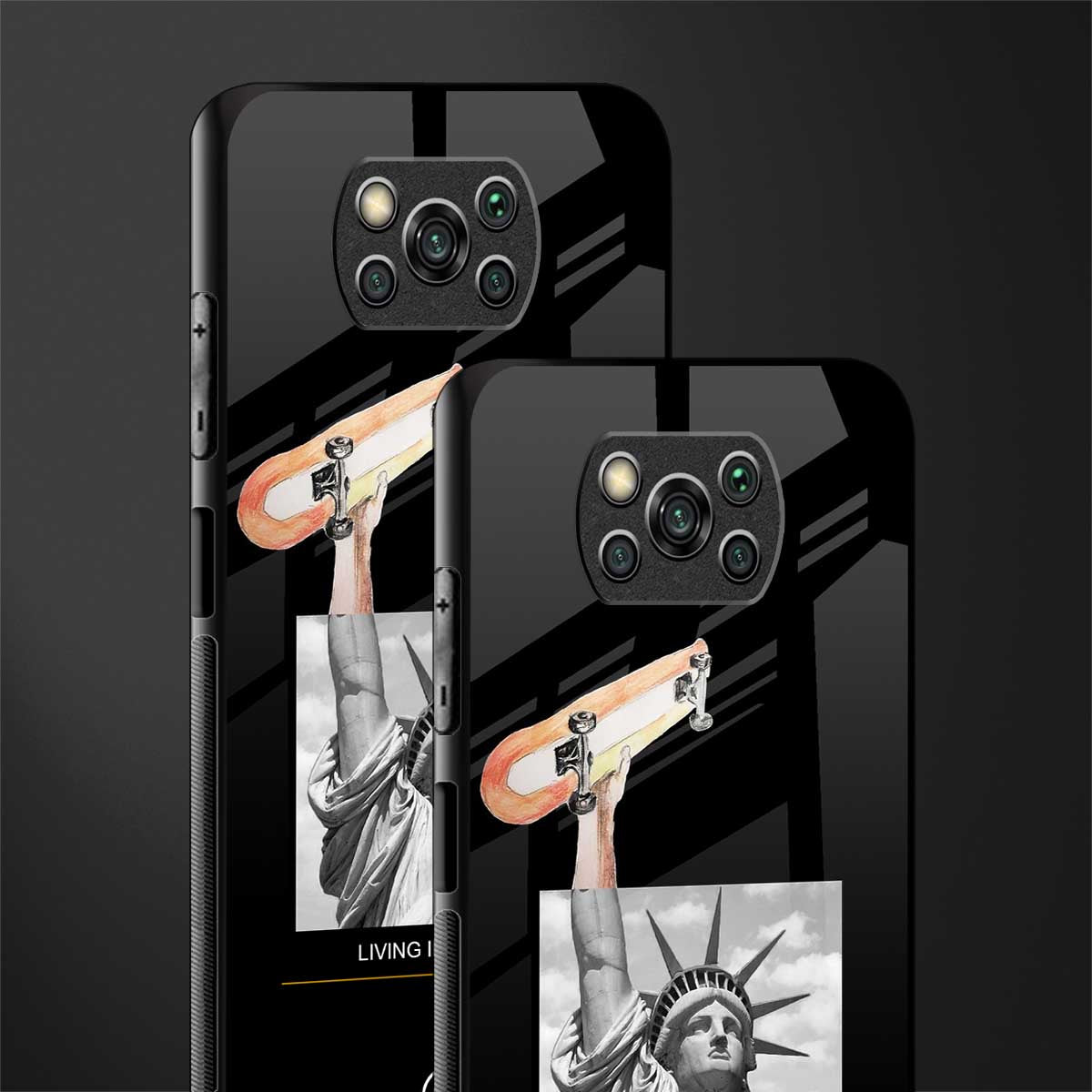 living in the city glass case for poco x3 pro image-2