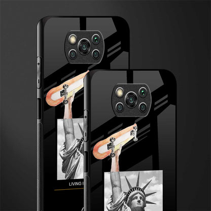 living in the city glass case for poco x3 pro image-2