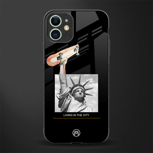 living in the city glass case for iphone 11 image