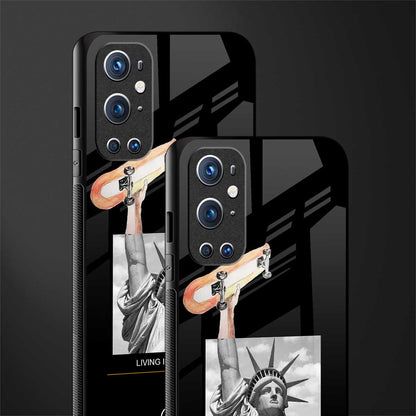 living in the city glass case for oneplus 9 pro image-2