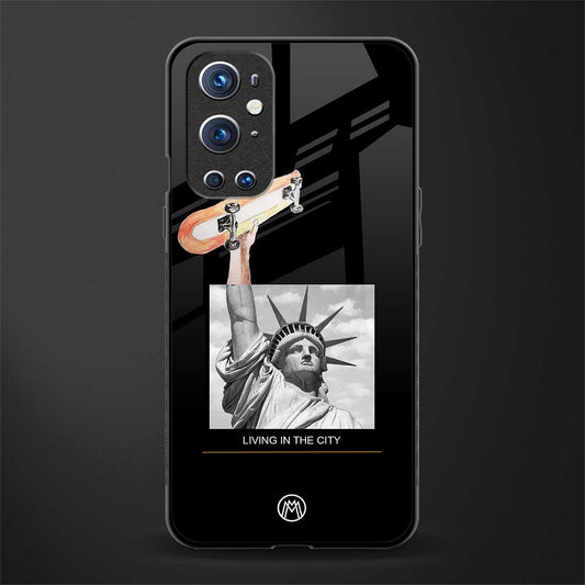 living in the city glass case for oneplus 9 pro image