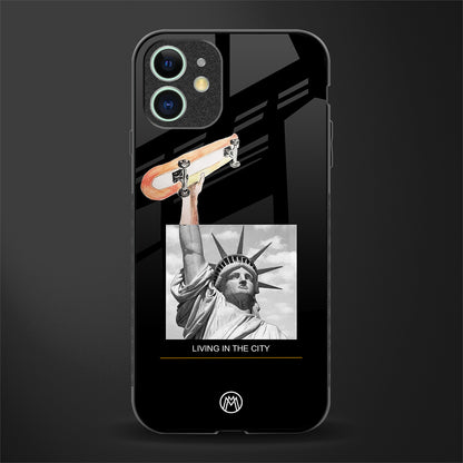 living in the city glass case for iphone 12 image