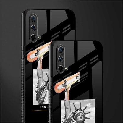 living in the city glass case for oneplus nord ce 5g image-2
