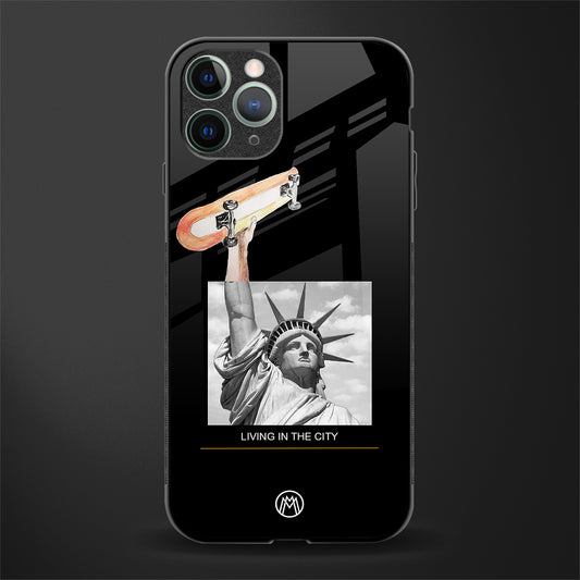 living in the city glass case for iphone 11 pro image