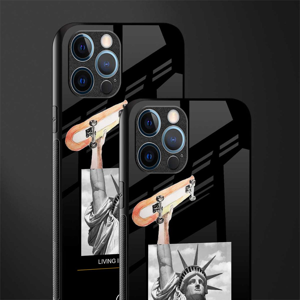 living in the city glass case for iphone 12 pro max image-2