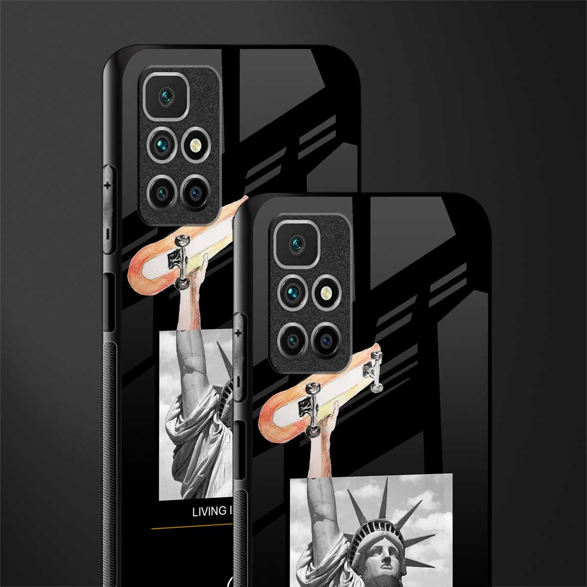 living in the city glass case for redmi 10 prime image-2