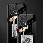 living in the city back phone cover | glass case for oneplus nord ce 2 lite 5g