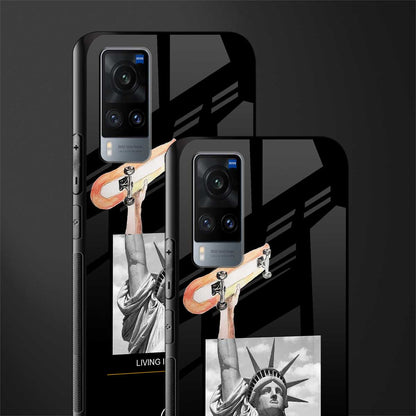 living in the city glass case for vivo x60 image-2