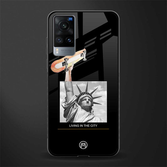 living in the city glass case for vivo x60 image