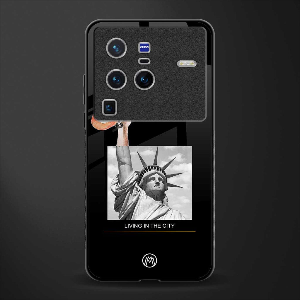 living in the city glass case for vivo x80 pro 5g image