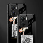 living in the city back phone cover | glass case for vivo y16
