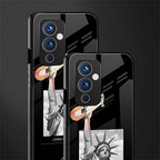 living in the city back phone cover | glass case for oneplus 9