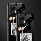living in the city back phone cover | glass case for oneplus nord ce 3 lite