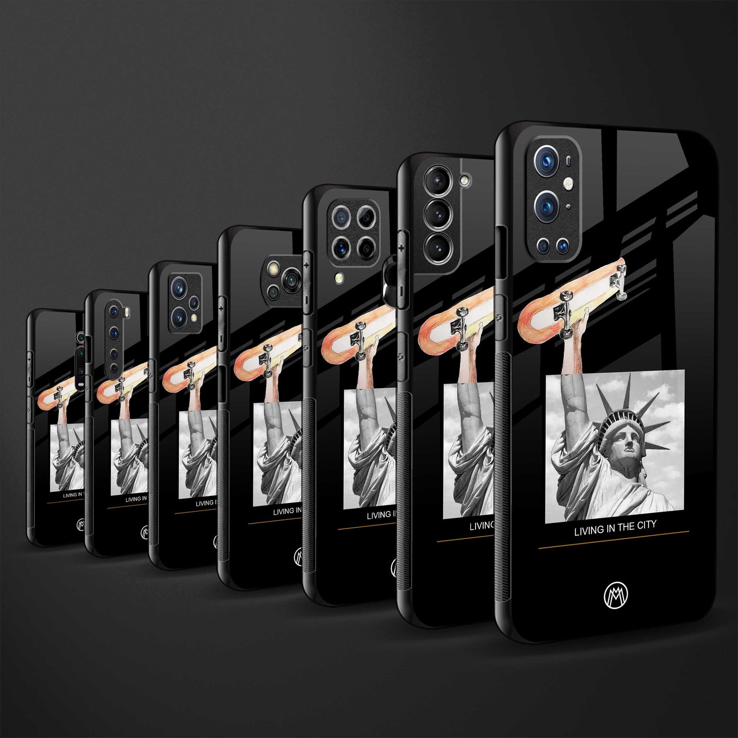 living in the city glass case for samsung galaxy m52 5g image-3