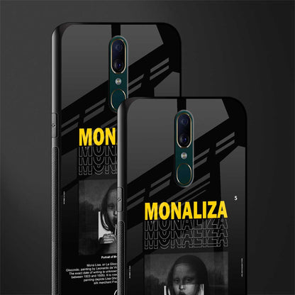 lollipop monaliza phone case | glass case for oppo a9