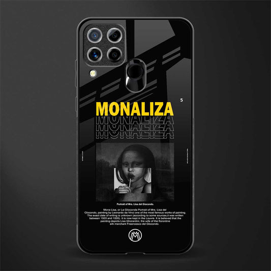 lollipop monaliza phone case | glass case for realme c15