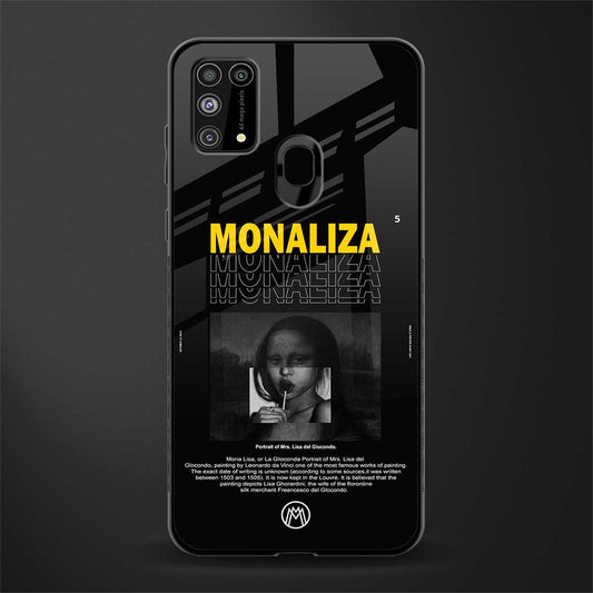 lollipop monaliza phone case | glass case for samsung galaxy m31