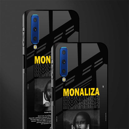 lollipop monaliza phone case | glass case for samsung galaxy a7 2018