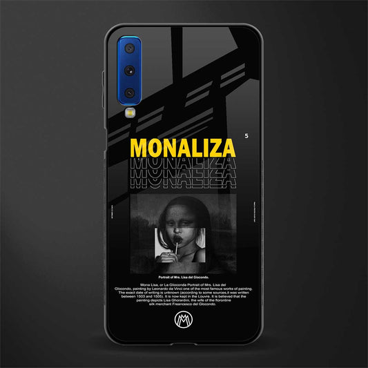lollipop monaliza phone case | glass case for samsung galaxy a7 2018