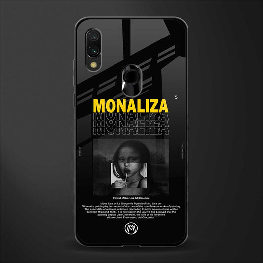 lollipop monaliza glass case for redmi note 7 pro image