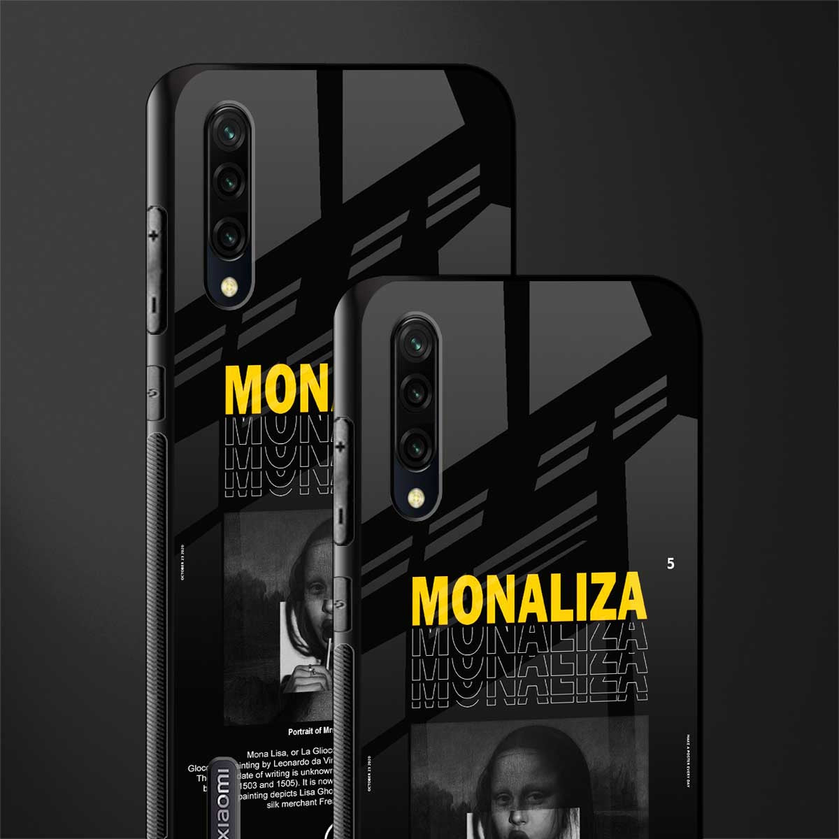 lollipop monaliza glass case for mi a3 redmi a3 image-2