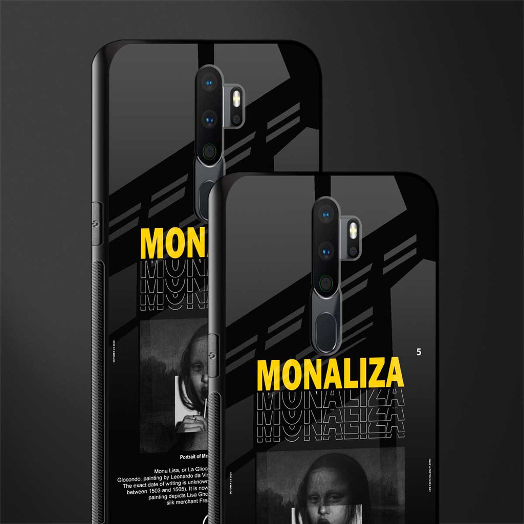 lollipop monaliza glass case for oppo a9 2020 image-2