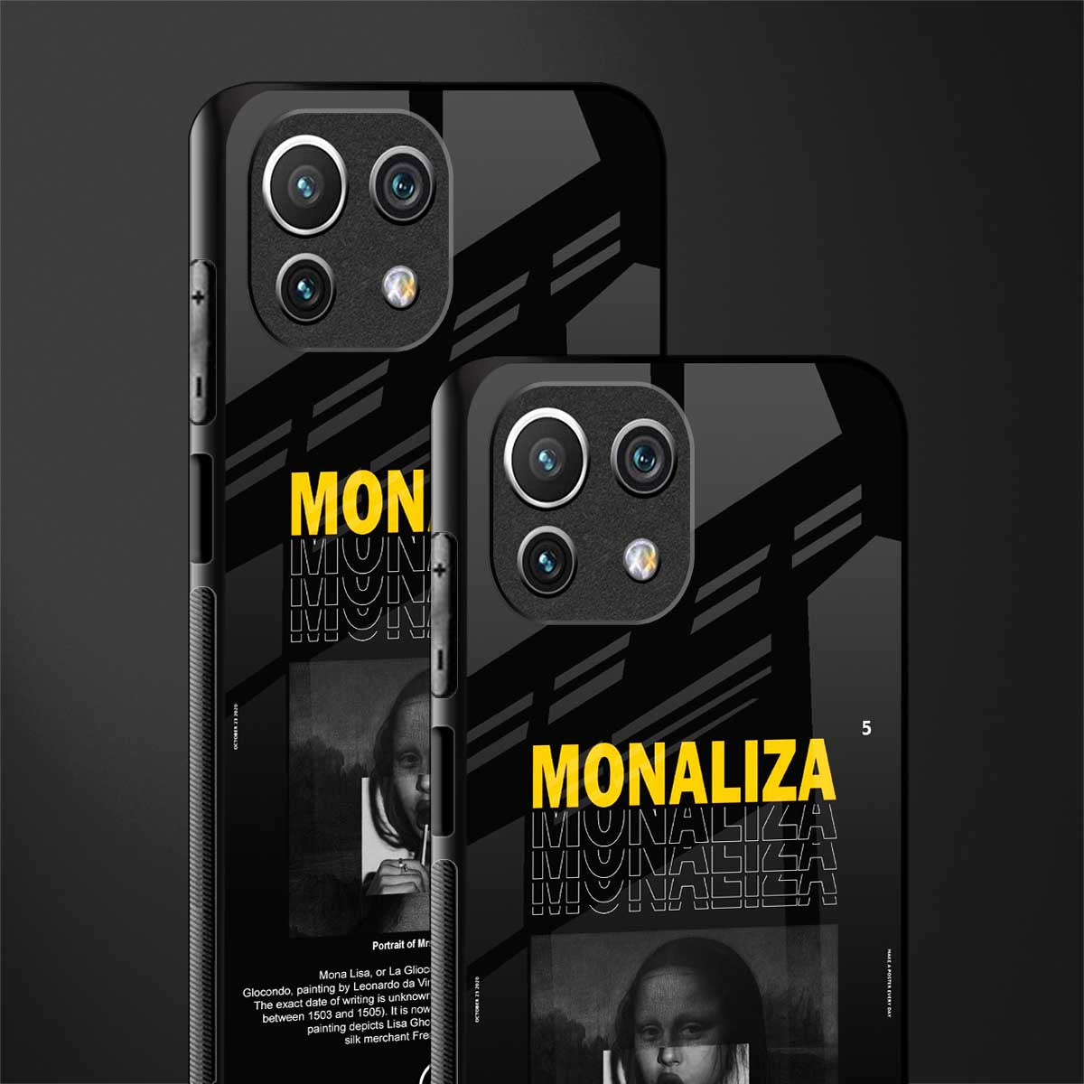 lollipop monaliza glass case for mi 11 lite image-2